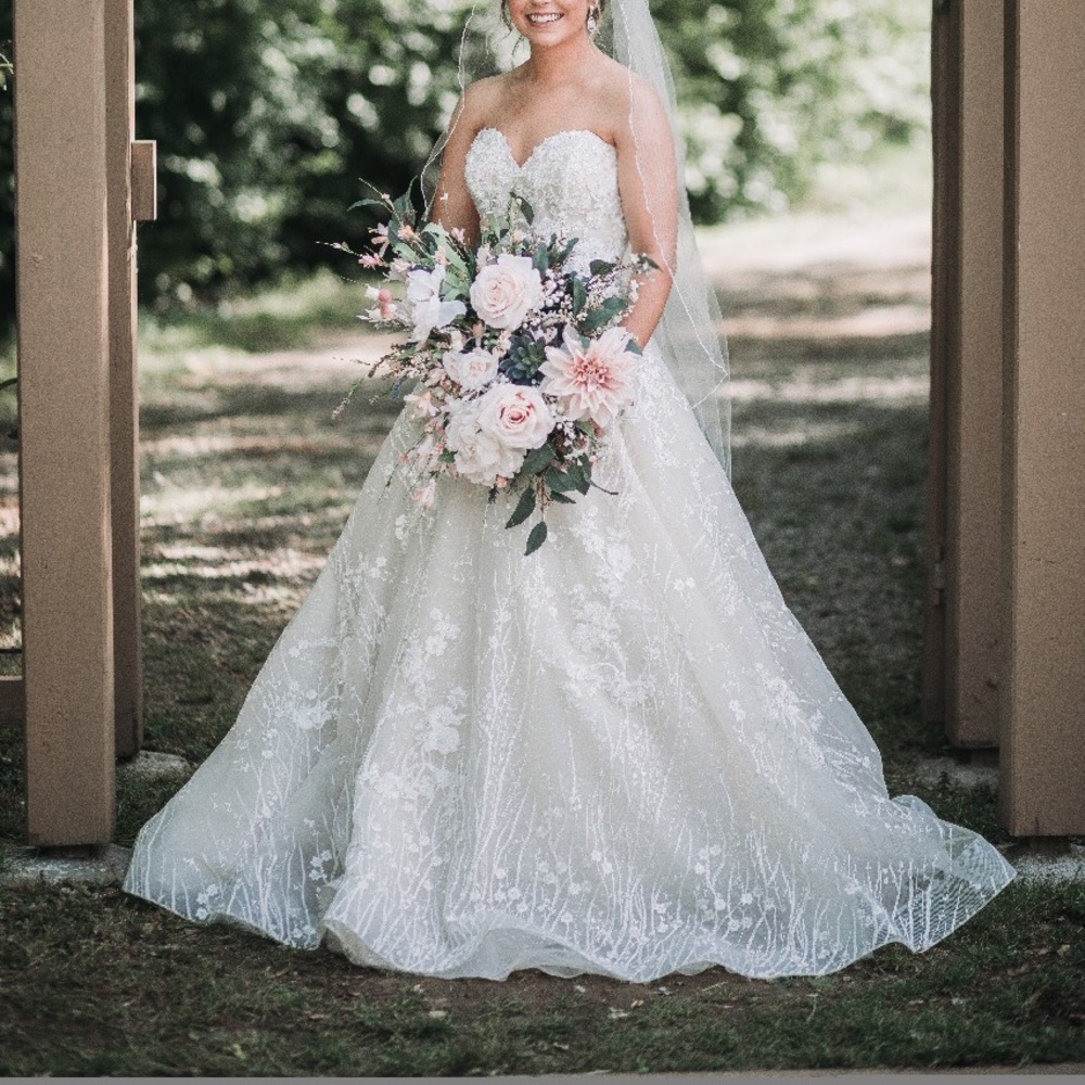 Martin Thornburg Mon Cheri  A-line wedding dress